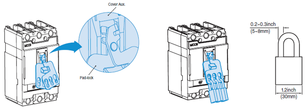 Solution Square : Lockout Tagout Accessory for MCCBs
