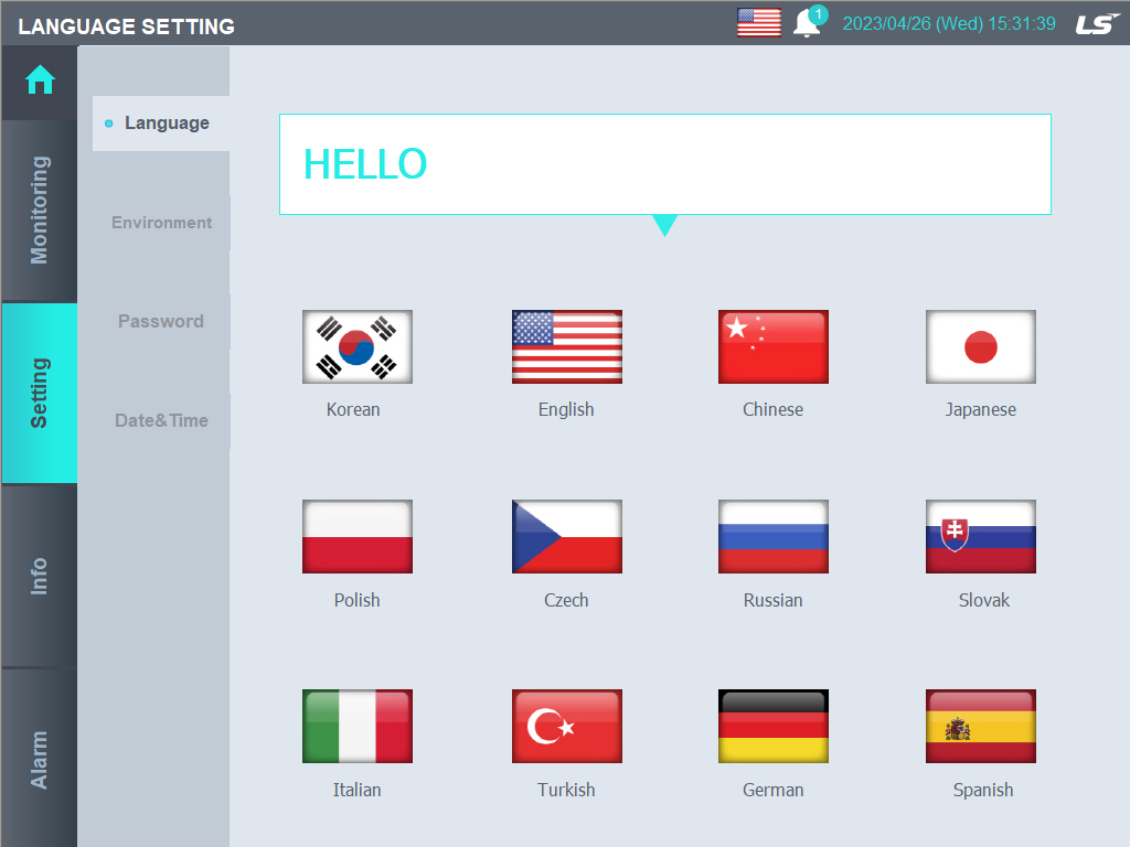 Solution Square : HMI White Theme1 Template